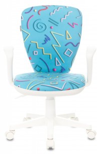 Кресло Бюрократ KD-W10AXSN с рисунком