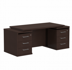 Стол 2-х тумбовый TDT 197 Венге Магия Z 1900х750х750