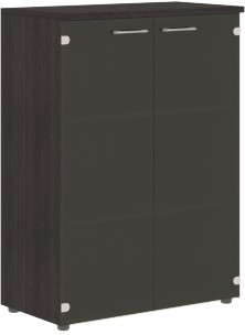 Шкаф со стеклянными дверьми и топом XMC 85.2 Дуб Юкон Модерн 856х432х1190 XTEN